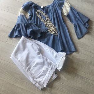 Chambray Shirt lightweight perfect for work/play